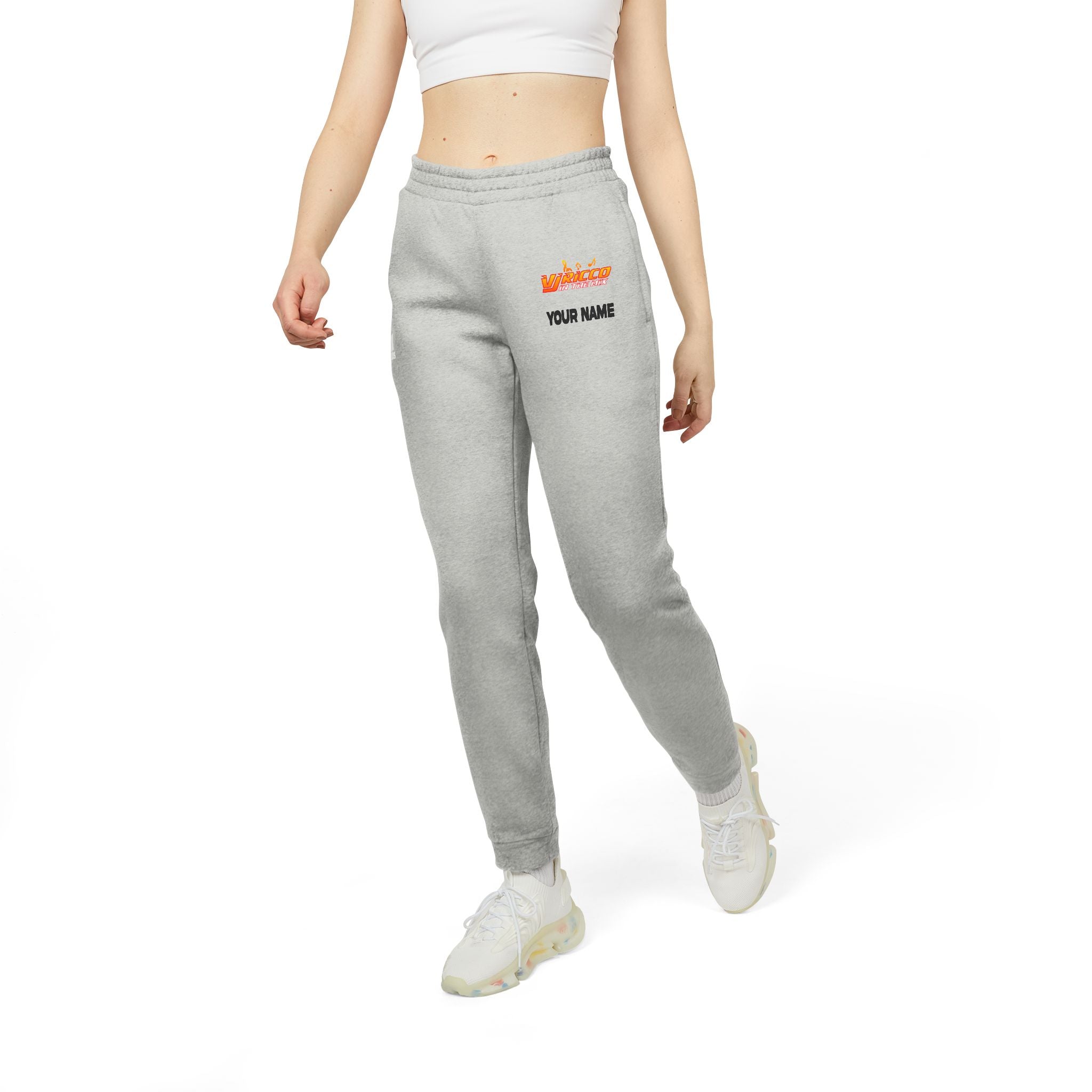 "VJ Ricco"π€ Personalized Adidas Fleece Joggers β Custom Comfort, Street-Ready Style